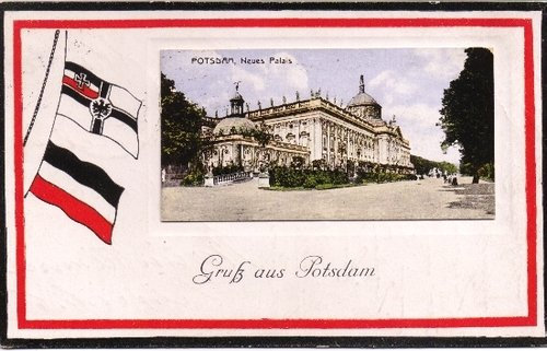 Postkarte. Gruß aus Potsdam