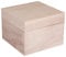 Rayher Aufbewahrungs-/Holz-Box, mit Deckel, 12x12x9cm, Holzkiste, Holzschachtel mit abnehmbarem Deckel, FSC Mix Credit, 62816000