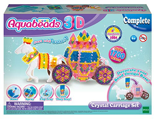 Aquabeads 3D Crystal Carriage Set, Art & Craft bead kit 31363