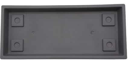 The HC Companies SVN18000A42 Soucoupe vénitienne pour jardinière, 45,7 cm, Gris Chaud