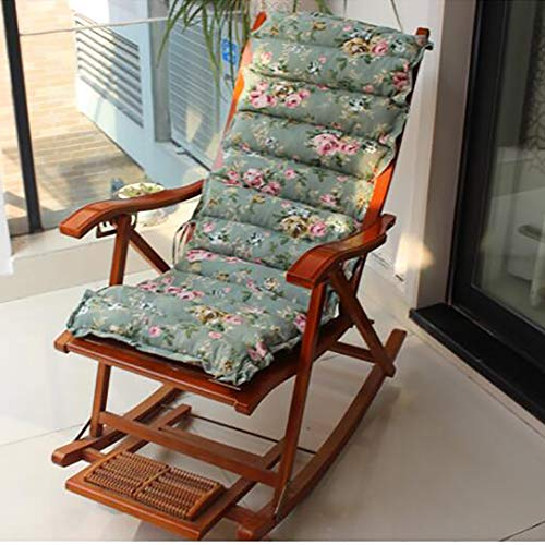 TYXTXY Liegestuhl Stuhlkissen,Gartenstuhl-Auflage Hochlehner Stuhlauflage Lazy Stuhlkissen Couch Massagestühle gemütlich Outdoor Open-Air(Größe: 125X49X7CM, ohne Stuhl)