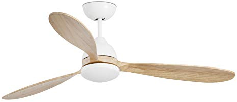 FARO BARCELONA 33524 - POROS LED Ventilatore da soffitto bianco con motore DC