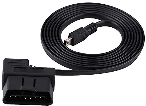 Auto OBD2 USB Verlängerungskabel, 180 cm Auto OBD-II OBD2 EOBD 16 poliger Diagnose Verlängerungsadapter für Mini USB Kabel