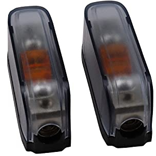 ZOOKOTO Lot de 2 porte-fusibles en ligne 40 A pour mini AFS Calibre 4/8 Sortie 4/8 40 A pour audio de voiture