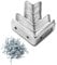 28 Stück Winkelverbinder Winkel Edelstahl Metallwinkel 90 Grad Winkeleisen mit 100 Edelstahl Screws für Holz Möbel Tabelle Stuhl Bücherregal Schränke Anbau Winkel Bracket (20+40+50MM)