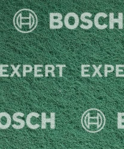 Bosch EXPERT N880 Vliespad, 115x140mm, Sehr feines Mehrzweck | für Stahlbleche, Edelstahl, Ø 115x140 mm, Sehr feines Mehrzweck, Professional Zubehör Handschleifen
