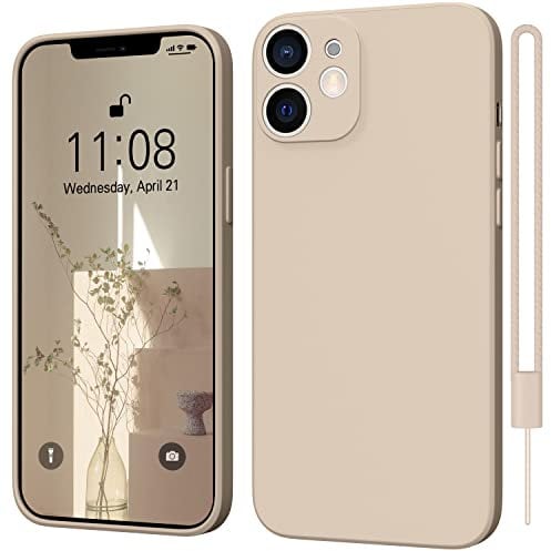 ORDA for iPhone 11 case Silicone 6.1 for iPhone 11 2019 Soft Gel Rubber Cover Ultra Slim case Anti-Scratch Compatible with iPhone 11 cover Khaki