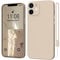 ORDA for iPhone 11 case Silicone 6.1 for iPhone 11 2019 Soft Gel Rubber Cover Ultra Slim case Anti-Scratch Compatible with iPhone 11 cover Khaki