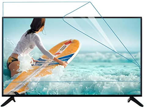TV Screen Protector 60-75inch Anti Blue Light, Anti Glare Frosted Film Relieve Eye Fatigue LCD Display Protector Film,Matte-60in(1327X749) mm