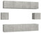 vidaXL TV Schrank Set 6tlg. Holzwerkstoff Schrankwand Wohnwand mehrere Auswahl