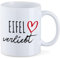 huuraa Kaffeetasse Eifel verliebt Keramik Tasse Weiß 330ml mit Namen deiner Lieblingsregion