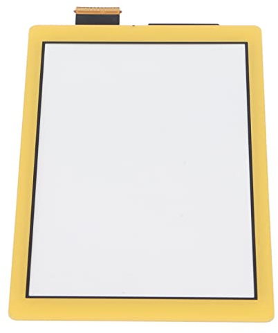 Remplacement de la Vitre de L'écran Tactile Lite, Vitre de L'écran Tactile du Numériseur du Panneau Extérieur Avant pour la Console Lite, Fabrication (Jaune)