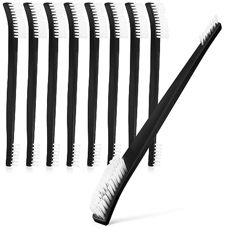 9 pcs Double ended Detailing Crevice Cleaning Brushes Hard Bristle Kitchen Bathroom Gaps Grout Cleaner Home Window Tile Door Track Nooks Crannies