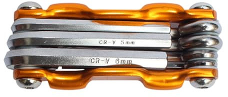 Bitong Multiherramienta para Bicicletas,Juego de Herramientas versátil con Llave y Destornillador para Bicicleta | Bick Travel Essentials para Bicicletas de Carretera, Bicicletas de montaña