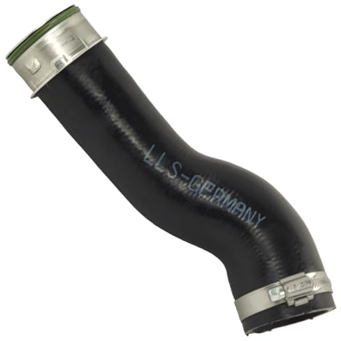 LLS-GERMANY Ladeluftschlauch Turboschlauch kompatibel mit V.W. T5 Transporter, Multivan, Caravelle, 2.5 TDI, 7H0145708J, 7H 0145 708 J, 7H0 145 708 G, 7H0145708G, inklusive Halteklammer