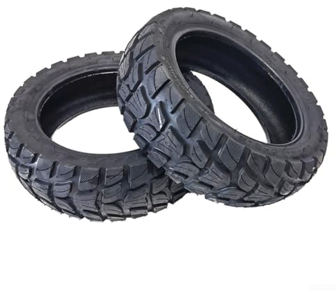 Zoegneer Gummireifen, schlauchloser Offroad-Reifen für Skates, Skateboards und Roller, Schwarz 10X2,70/2,75-6,5 (2 Stück)
