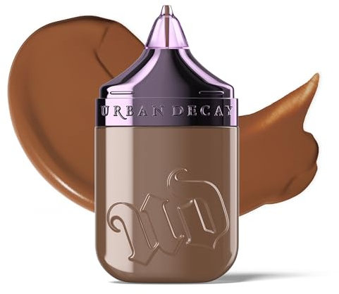 Urban Decay Face Bond Waterproof Foundation, mit 3% Niacinamid, hält bis zu 24 Stunden, Farbton 32 - Medium Deep Warm Golden, 30 ml