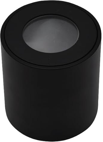 McShine Aufbaurahmen für LED Strahler | KL-84 | rund, D80mm H84mm, IP44 unterbau Deckenspots Aufbaustrahler Rahmen für GU10 MR16 LED Modul schwarz