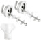 Tabanzhe Toilet Seat Hinge Fixing Replacing Kit,Stainless Steel Toilet Seat Hinge Replacements,Metal Toilet Lid Hinge Fittings Accessories for Toilet Seats