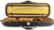 Geigenkoffer 1/4 1/2 3/4 4/4 Geige Koffer Lightweight Oxford Cloth Anti-Stress Oblong Violin Case Stabil Und Leicht Mit Hygrometer Geigenschutzkoffer (Size : 3/4)