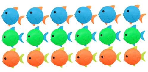 VICASKY 18 Piezas De Juguete para Peces De Buceo Juguete para Piscina Juguetes para Piscina De Peces De Buceo Juguetes De Buceo para Peces Juguete para Piscina De Buceo Juguetes para