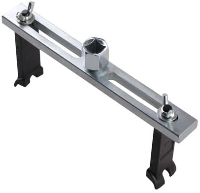 GIVIHGETI Clé de pompe à carburant universelle pour enlever les couvercles de réservoir / pompes à carburant, outil de démontage de la pompe à carburant réglable pour réparation automobile,