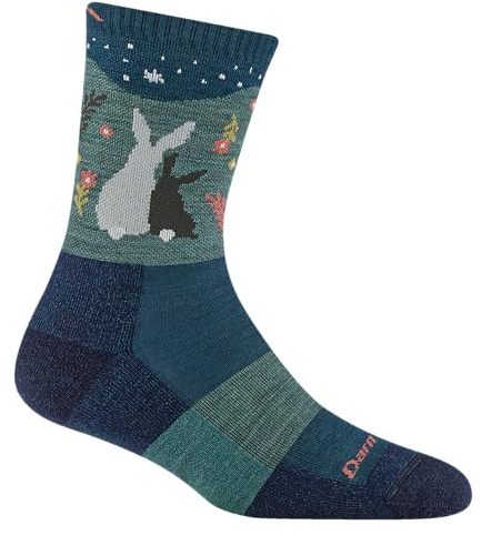 Darn Tough Hiking Socks for Women - Merino Wool Women's Socks, Breathable and Lightweight Crew Socks for Women, Moisture Wicking Socks for Summer Hiking, Comfort Hiking Gear for Women -Medium, ECLIPSE