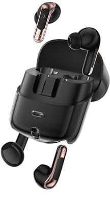 2 Pack In ear Kopfhörer kabellos Bluetooth Wireless Earbuds Headphones in-ear Ohrhörer mit LED-Anzeige Bluetooth 2 Paar schnurlos drahtlos Kopfhörer kleine Ohren für zwei Personen für iPhone Android