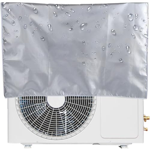 ZKGYUS Funda para Aire Acondicionado Exterior, Cubre Aire Acondicionado Exterior, Impermeable,A Prueba de Nieve,A Prueba de Polvo,Protector Solar (96 x 40 x 70cm)