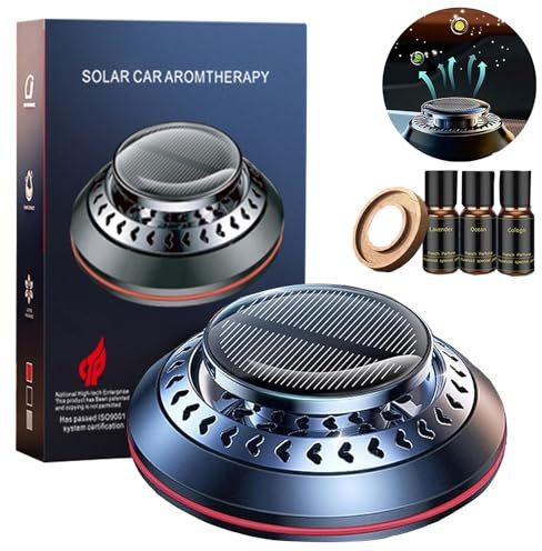 Elektromagnetisches Auto Schneeräumgerät, Auto Defroster, Fahrzeug Mikrowelle Molekulare Enteisung Instrument, Tragbare kinetische Molekulare Heizung, mit ätherische Öle (Schwarz, 3ätherische Öle)