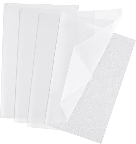 EUSOAR Seidenpapier Weiß - 100 Blatt Seidenpapier Verpackungsmaterial Weiss 50x35cm - White Gift Tissue Paper - Seidenpapier zum Verpacken für Geburtstag Hochzeit Craft - Transparentpapier