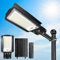 Eleganted LED Solar Straßenlaterne für Außen, 20000LM Solarlampe Außen mit Fernbedienung, Solar Straßenlampe Wandleuchte, IP66 Wasserdicht 6500K LED Außenlampe für Gärten Straßen Garage