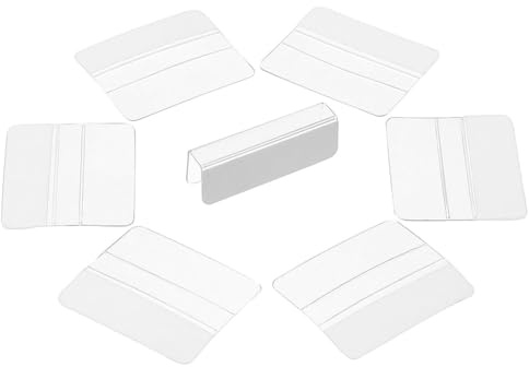 Qusedwey Plastic Earrings Card Adapter Self-Adhesive Jewelry Display Adapter for Women Earrings Necklace 100PCS
