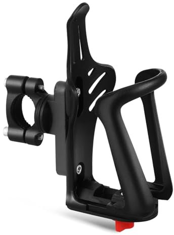 HANABASS Bicycle Water Bottle Cage Adjustable for Road and Mountain Bikes Cup Holder Rack Cycling Water Bottle Holder No Screws