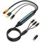 XMSJSIY SPDIF - Cable de audio coaxial a RCA (3,5 mm, adaptador de audio digital a analógico, cable de alimentación USB, para TV, PS4, Xbox DVD, 2 m, 6,5 ft)