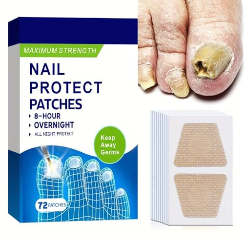 72 piezas de tratamiento de hongos en las uñas, tratamiento de hongos en las uñas de los pies, tratamiento de hongos en las uñas de los pies, hongos en las uñas de los pies, parches de uñas de