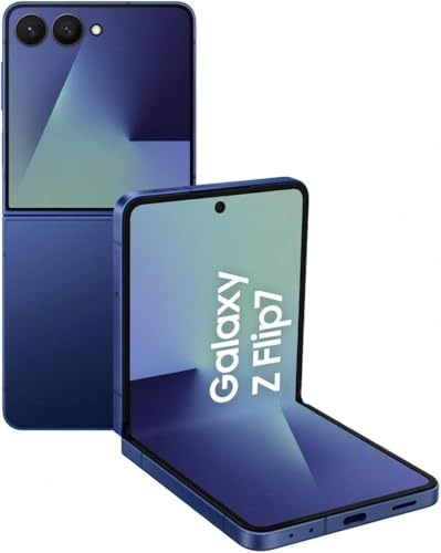 Samsung Galaxy Z Flip7, Smartphone Android 5G avec Galaxy AI, 512 Go, Smartphone déverrouillé, Bleu Nuit