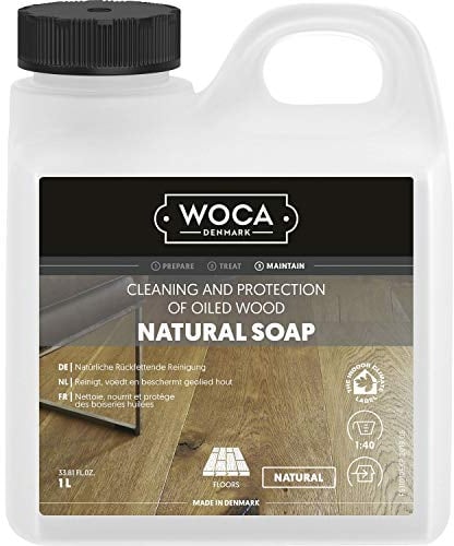 WOCA 511050A Holzbodenseife, natürlich, 5 Liter Volumen