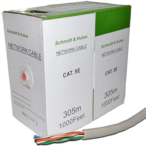 CABLE RED GEMBIRD UTP CAT5E BOBINA 305M GRIS