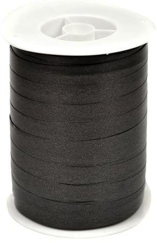 STAR Geschenkband Ringelband Polyband 10mm x 250m Farbe: schwarz