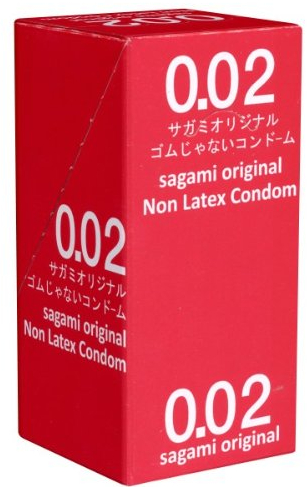 Sagami Original latexfrei 6x2 Condome, japanische Kondome, hypoallergen, hygienisch verpackt