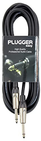 Plugger Câble Jack mâle/mâle mono 6 m Noir