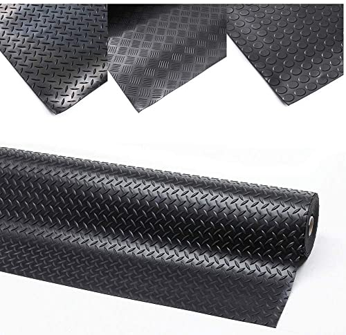 Gummimatte Gummiläufer Schutzmatte Anti Rutsch Bodenbelag 100cm Breite 3mm Gummiboden (100 x 300cm, Tränenblech)