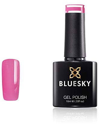 Bluesky Gel Nail Polish, Cherry Drop Pastel 04, Pastel, Pink Long Lasting, Chip Resistant, 10 ml (Requires Drying Under UV LED Lamp)