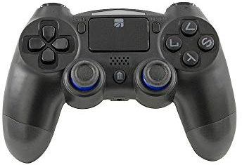 Xtreme Joypad Controller Wireless Bluetooth Compatibile PlayStation 4, Mod. 90424, Colore Nero, Design Ergonomico, Connessione BT, Lunghezza Cavo Ricarica 2,5 m, Vibrazione, Ingresso Jack Audio