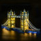 GEAMENT Set di Luci LED per Tower Bridge Versione Aggiornata – Kit Di Illuminazione Compatibile Con LEGO Architecture 10214 (Modello di mattoncini non incluso)