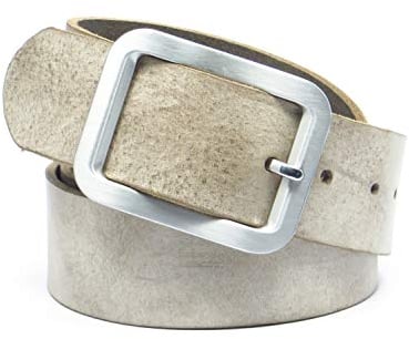 Kollektion Chrissys-in Ledergürtel schlamm grau-braun aus Rindleder 4 cm breit aus eigener Fertigung (85)