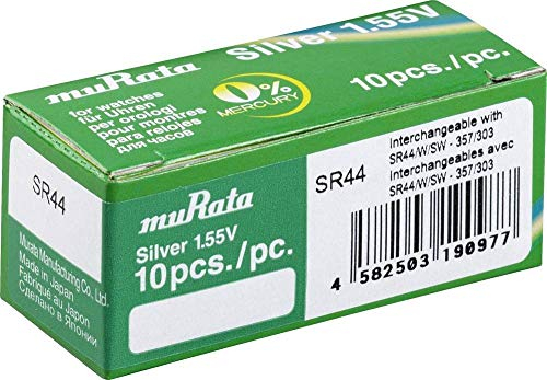 Murata SR44-PBWW Knopfzelle 303 Silberoxid 150 mAh 1.55V 10St.