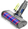 Italdos Spazzola Motorizzata Elettrica Turbo compatibile per Dyson V6 DC58 DC59 DC61 DC62 Spazzola a Rullo con Setola Morbida per Parquet Piastrelle con Luce LED Automatico