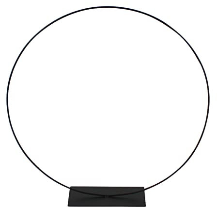 Werner Voß GmbH Dekoring, stehend - schwarz - Metall - Durchmesser 40 cm